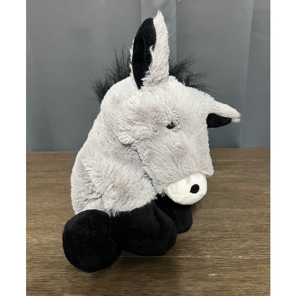 Wishpets Lil Loveable Brutus the Donkey Plush Gray Stuffed Animal Toy